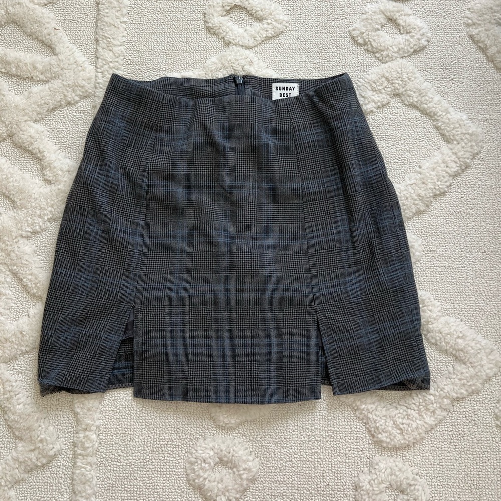 ❌❌SOLD❌❌ Aritzia Sunday Best Plaid Mini Skirt